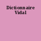 Dictionnaire Vidal