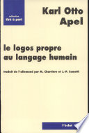 Le logos propre au langage humain