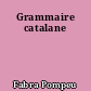 Grammaire catalane