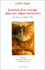 Journal d'un voyage dans les Alpes bernoises : (du 25 au 31 juillet 1796) : Hegel et Turner dans les Alpes