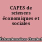CAPES de sciences économiques et sociales
