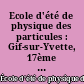 Ecole d'été de physique des particules : Gif-sur-Yvette, 17ème session, 9-13 septembre 1985