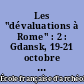 Les "dévaluations à Rome" : 2 : Gdansk, 19-21 octobre 1978 : époque républicaine et impériale