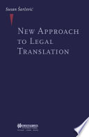New approach to legal translation