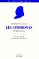 "Les aphorismes" de Lichtenberg