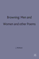 'Men and women' and other poems : a casebook