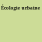 Écologie urbaine