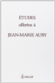 Études offertes à Jean-Marie Auby