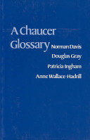 A Chaucer glossary