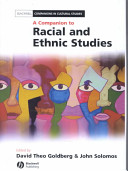 A Companion to racial and ethnic studies