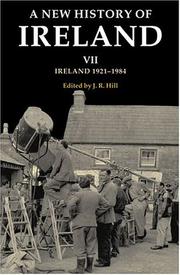 A New history of Ireland : VII : Ireland, 1921-84
