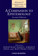 A companion to epistemology