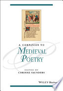 A companion to medieval poetry