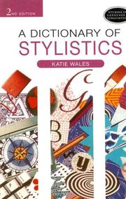 A dictionary of stylistics