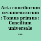 Acta conciliorum oecumenicorum : Tomus primus : Concilium universale Ephesenum : Volumen alterum : Collectio veronensis
