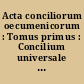 Acta conciliorum oecumenicorum : Tomus primus : Concilium universale Ephesenum : Volumen quartum : Collectionis Casinensis, sive Synodici a Rustico diacono compositi : Pars altera