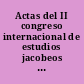 Actas del II congreso internacional de estudios jacobeos : V2