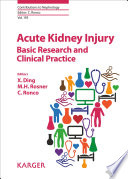 Acute kidney injury : basic research and clinical practice