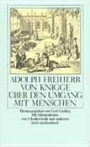 Adolph Freiherr von Knigge über den Umgang mit Menschen