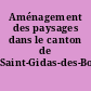 Aménagement des paysages dans le canton de Saint-Gidas-des-Bois