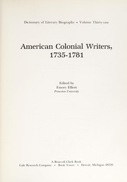 American colonial writers, 1735-1781