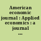 American economic journal : Applied economics : a journal of the American Economic Association