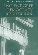 Ancient Greek democracy : readings and sources