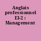 Anglais professionnel EI-2 : Management