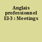 Anglais professionnel EI-3 : Meetings
