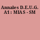 Annales D.E.U.G. A1 : MIAS - SM