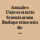 Annales Universitatis Scientiarum Budapestinensis de Rolando Eötvös Nominatae. Sectio philosophica et sociologica
