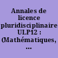Annales de licence pluridisciplinaire ULP12 : (Mathématiques, second semestre) : Année 2001 - 2002