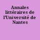 Annales littéraires de l'Université de Nantes