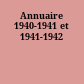 Annuaire 1940-1941 et 1941-1942