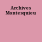 Archives Montesquieu