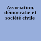 Association, démocratie et société civile