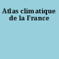 Atlas climatique de la France
