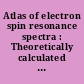 Atlas of electron spin resonance spectra : Theoretically calculated multiponent symmetrical spectra : Atlas spektrov elektronnogo paramagnitnogo rezonansa : I