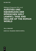 Aufstieg und Niedergang der römischen Welt : Geschichte... : = Rise and decline of the Roman world : II.12,2 : PrincipatKünste.