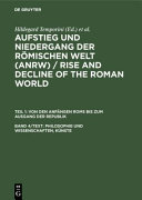 Aufstieg und Niedergang der römischen Welt : I : Von den Anfängen Roms bis zum Ausgang der Republik : 4 : [2] : Tafeln