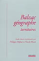 Balzac géographe, territoires