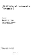Behavioural economics : volume I