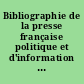 Bibliographie de la presse française politique et d'information générale, 1865-1944 : 39 : Jura
