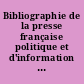 Bibliographie de la presse française politique et d'information générale, 1865-1944 : 70 : Haute-Saône