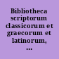 Bibliotheca scriptorum classicorum et graecorum et latinorum, die Literatur von 1878 bis 1896 einschliesslich umfassend