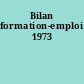 Bilan formation-emploi 1973