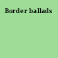 Border ballads