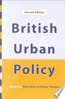 British urban policy : an evaluation of the urban development corporations