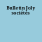 Bulletin Joly sociétés