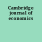Cambridge journal of economics